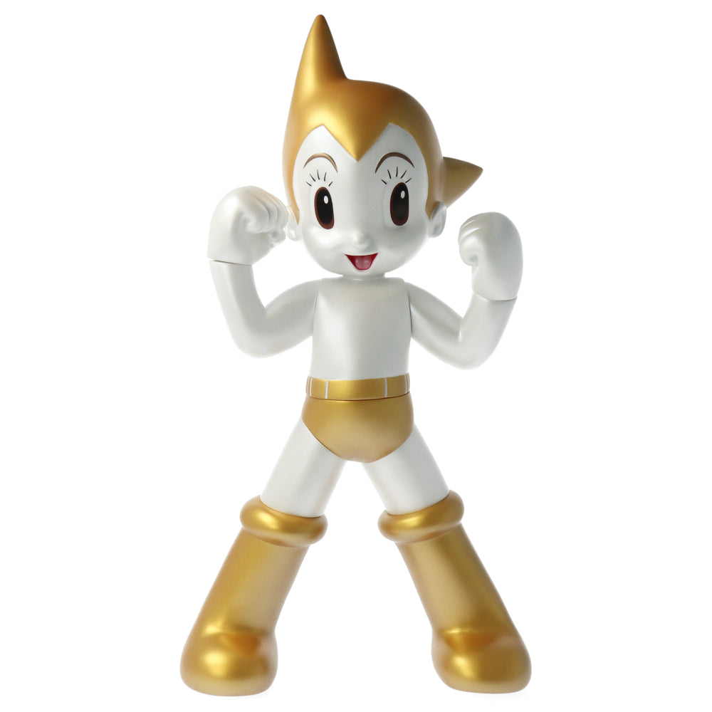 Astro Boy Power Gold and White Action Figure - 13.2 Inch (33.5 cm) Collectible Robot Toy for Anime Fans | Perfect for Display, Gifts, and Anime Collections