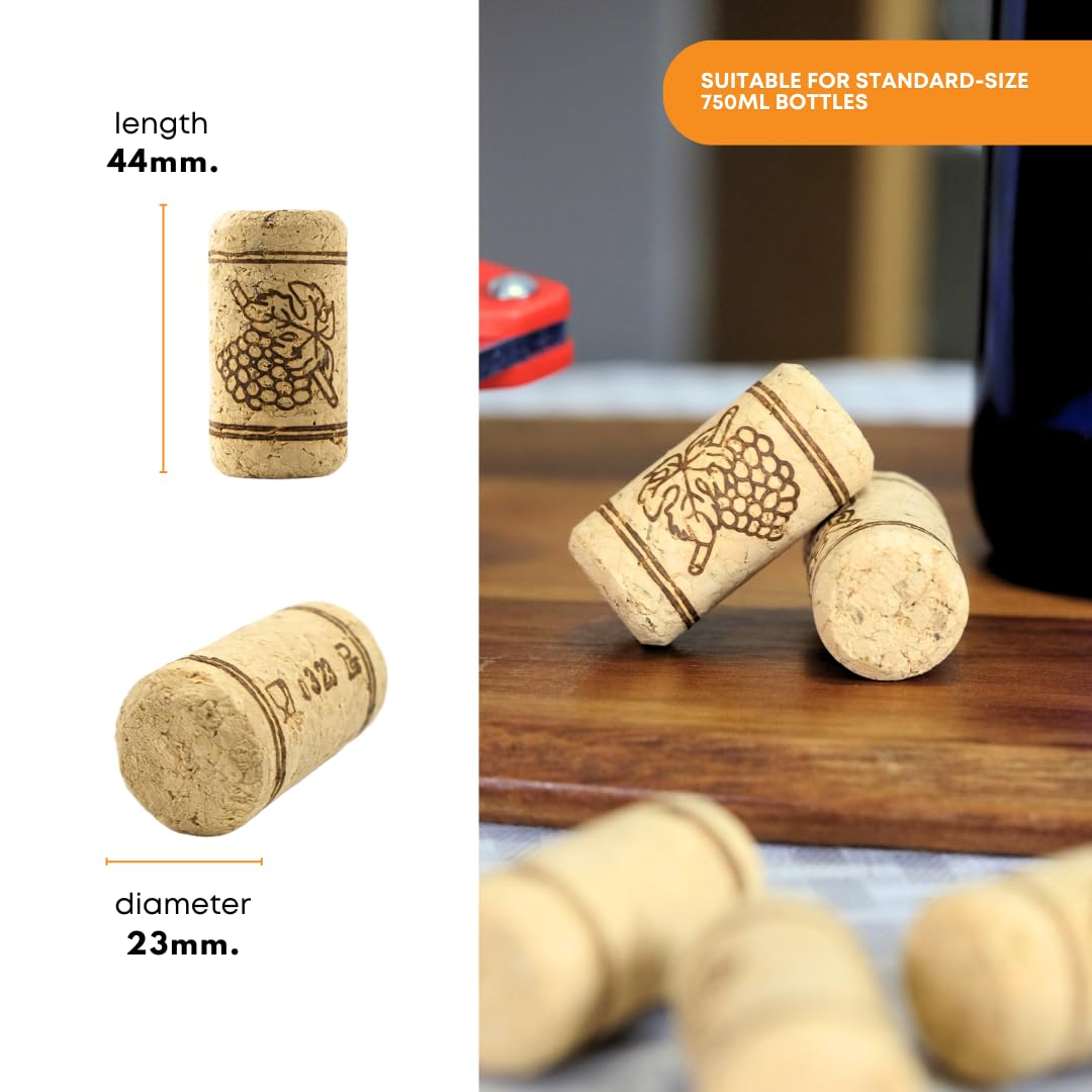 Premium #9 Straight Wine Corks - 1000 Pack | 15/16