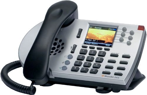 Refurbished ShoreTel IP Phone 265 - Silver VoIP Business Phone for Office Communication | Reliable Desk Phone with HD Voice Quality | Perfect for Call Centers & Remote Work