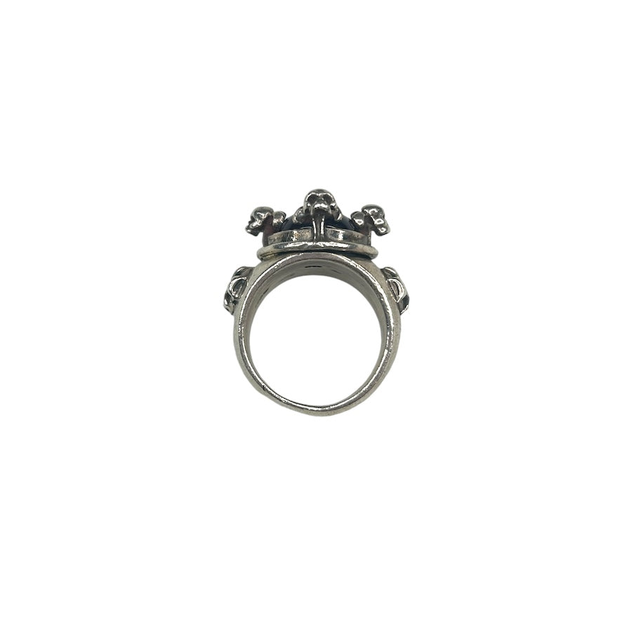 925 Sterling Silver Gothic Purple Stone Skull Ring for Men & Women - Perfect for Halloween, Punk Fashion, and Gothic Jewelry Lovers