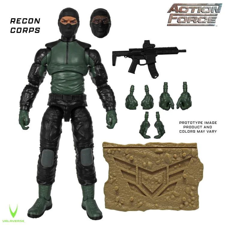 Recon Corps Action Force Series 5 1/12 Scale Military Action Figure Toy for Collectors - Perfect for Display, Photography & Role-Playing Scenes