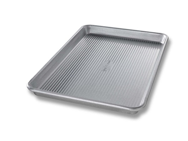 Non-Stick USA Jelly Roll Pan with Lid - 10x15 Inch Baking Sheet for Cakes, Cookies & Pastries - Perfect for Home Baking & Party Desserts