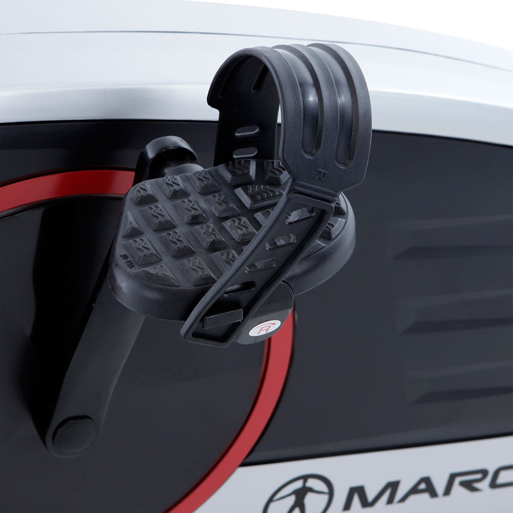 Marcy ME 702 Magnetic Upright Exercise Bike - Quiet Home Gym Equipment for Cardio Workouts | Perfect for Small Spaces & Indoor Cycling Training