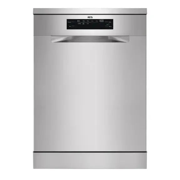 AEG 60cm Freestanding Dishwasher - Stainless Steel Built-in Dishwasher for Kitchen, Energy Efficient & Quiet Operation - Perfect for Small Families & Apartments