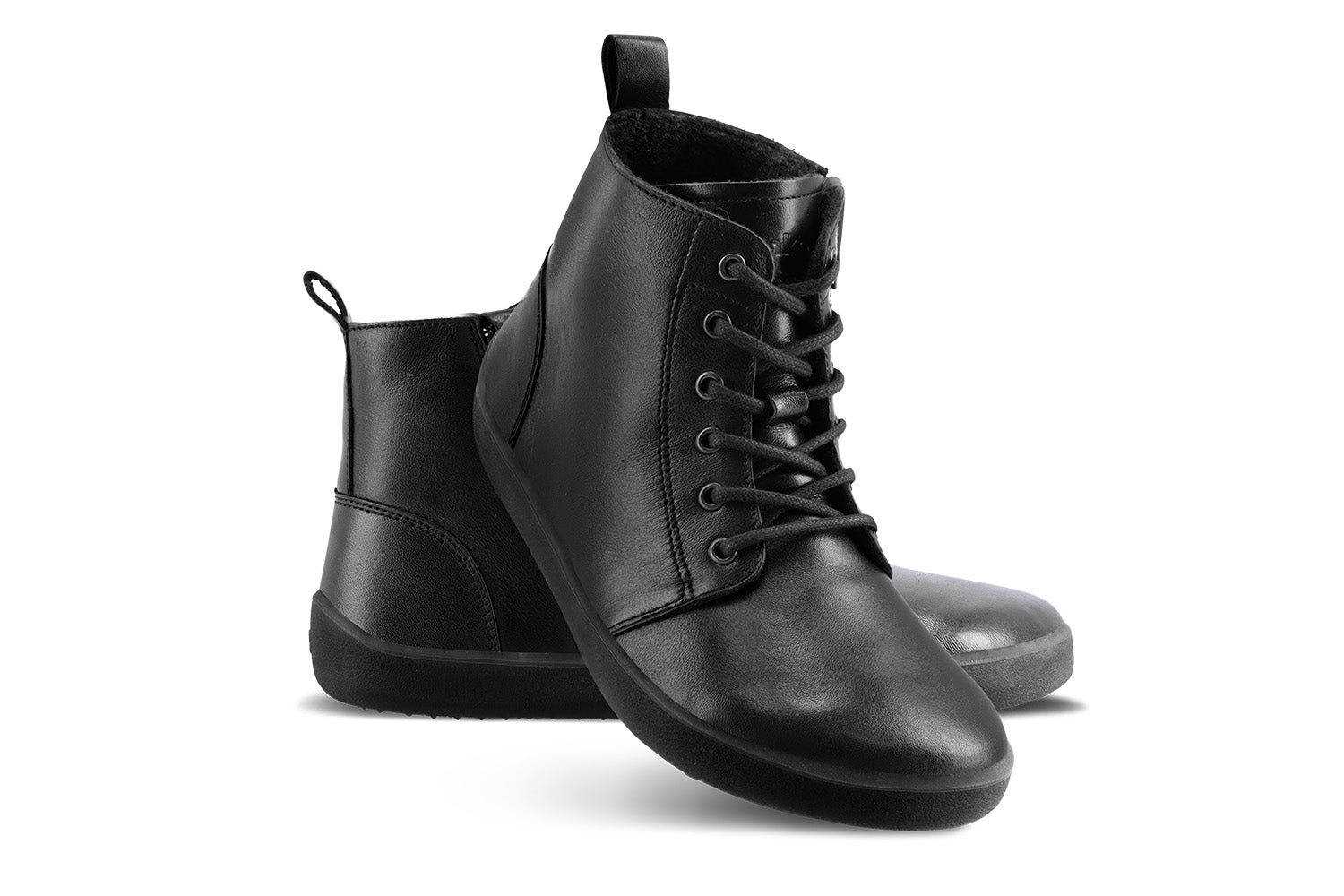 Be Lenka Atlas Winter Barefoot Boots - All Black | Waterproof & Insulated for Hiking, Snow & Cold Weather Outdoor Activities