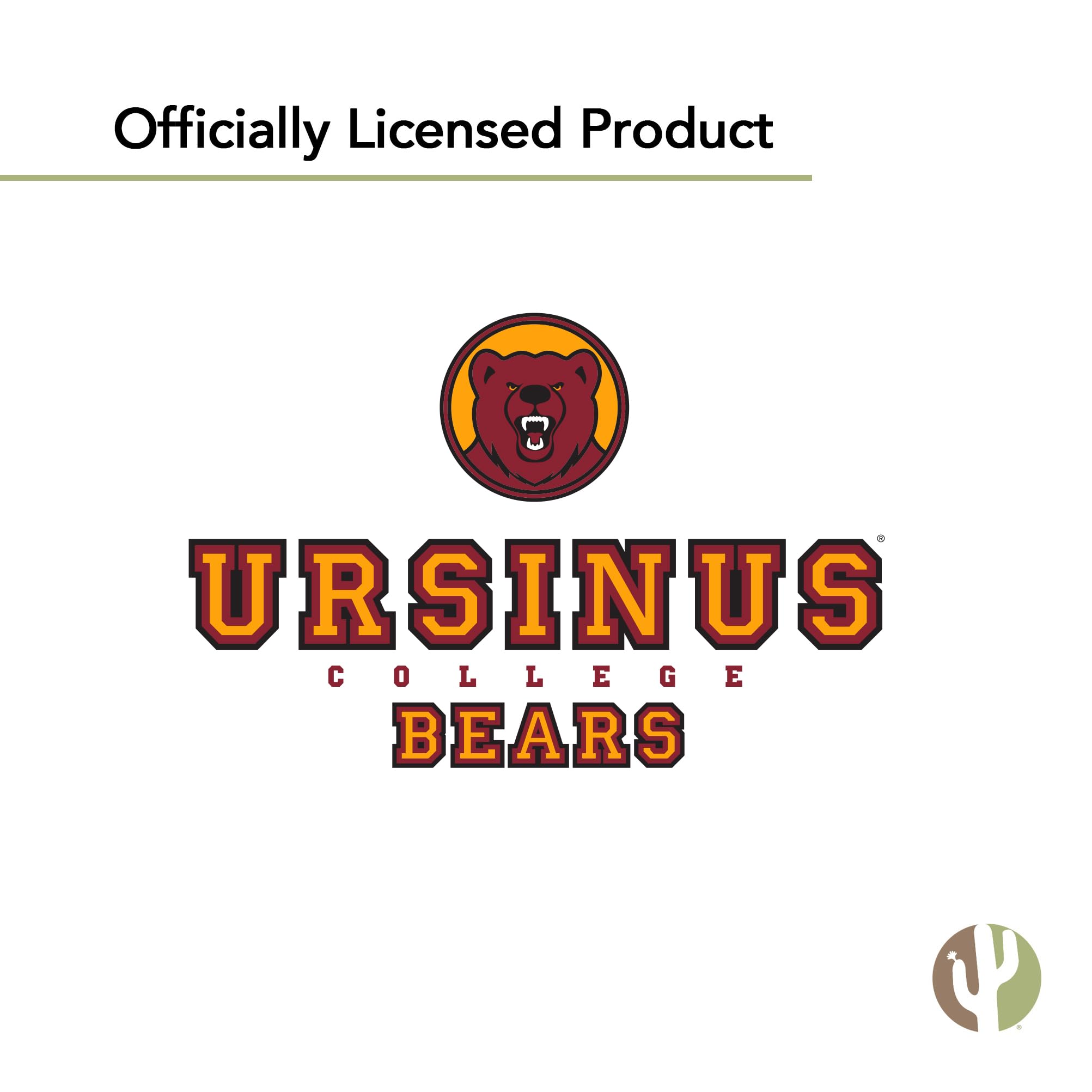 Ursinus College Desert Cactus Bears Vinyl Decal Sticker - Waterproof Laptop, Water Bottle, Car, Scrapbook Decor - Perfect for College Students, Alumni Gifts & DIY Craft Projects