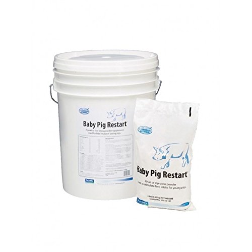 25 lb Baby Pig Restart - High-Quality Pig Feed for Healthy Growth & Development | Ideal for Piglets, Farms, and Livestock Nutrition