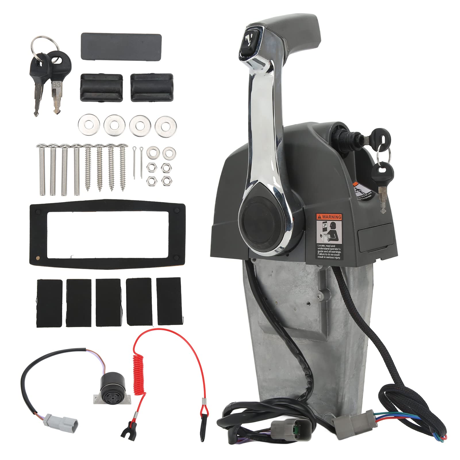 **Outboard Motor Control Box Kit with Power Trim Tilt Switch - 5006186 Replacement for Outboard Engine & RV Spare Parts - Perfect for Marine Boating & Fishing Adventures**