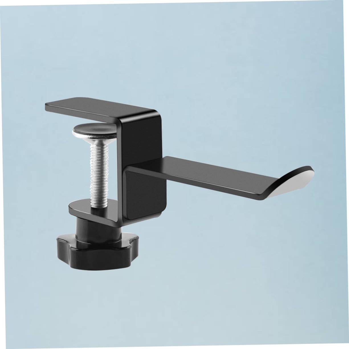 Premium Metal Headphone Stand with Screw Clip - Adjustable Headset Holder for Desk, Gaming & Office Accessories - Durable Earphone Bracket for Home & Studio Use