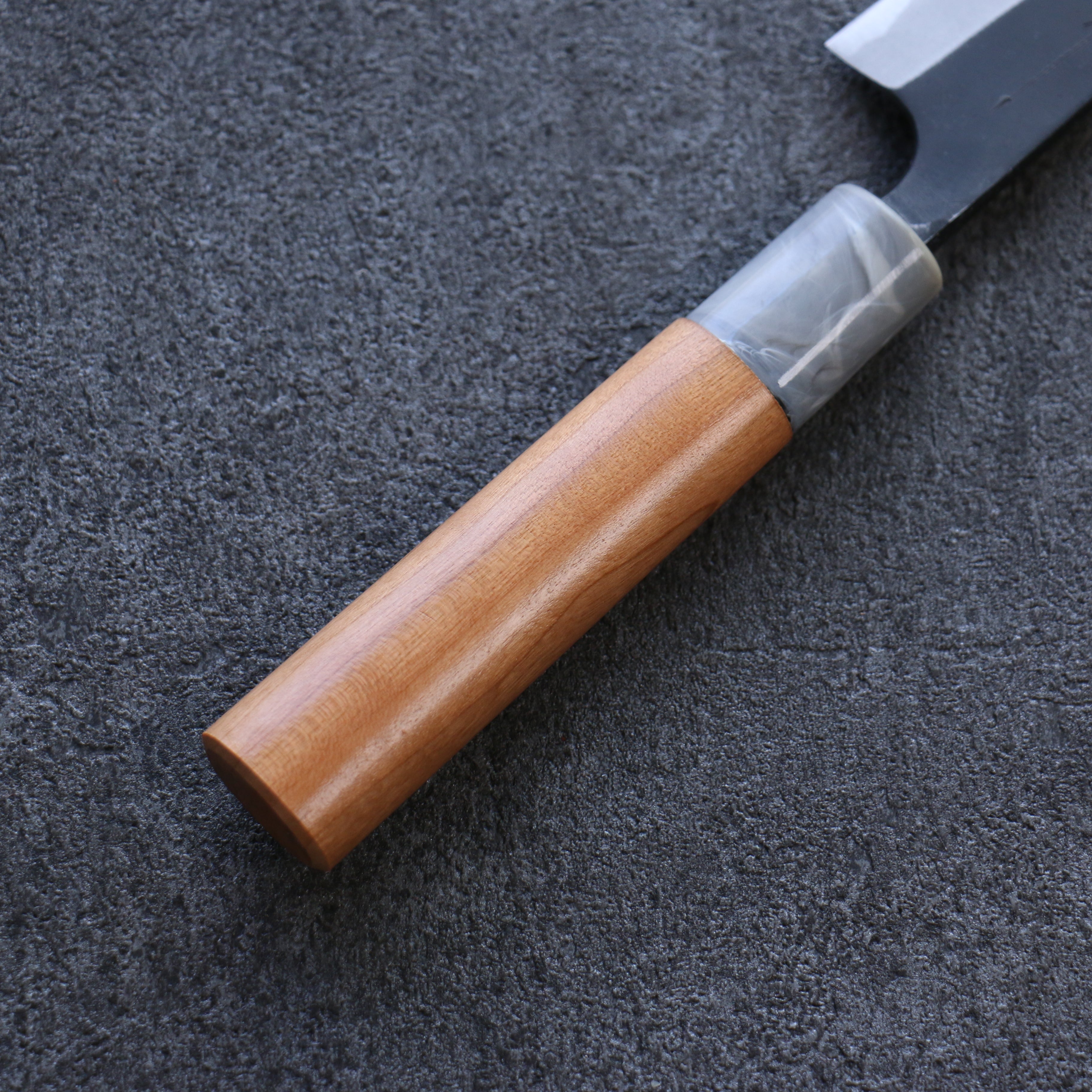 Nao Yamamoto White Steel No.2 Kurouchi Petty Utility Knife 135mm with Cherry Blossom Handle - Perfect for Slicing, Peeling & Precision Kitchen Tasks
