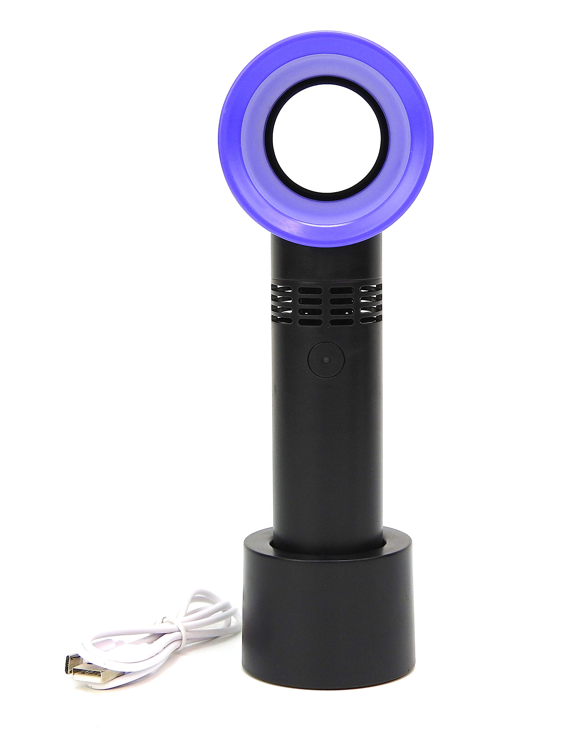 Professional Eyelash Extension Mini Fan - Black | Portable & Quiet Cooling Fan for Lash Artists | Perfect for Salons, Home Use & Travel