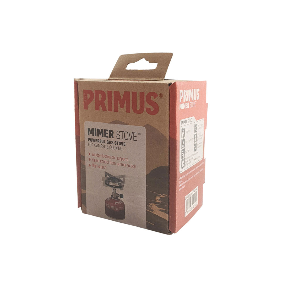 Primus Mimer Ultralight Camping Gas Stove - Portable Backpacking Stove for Hiking, Backpacking & Outdoor Adventures - Perfect for Camping, Picnics & Emergency Preparedness