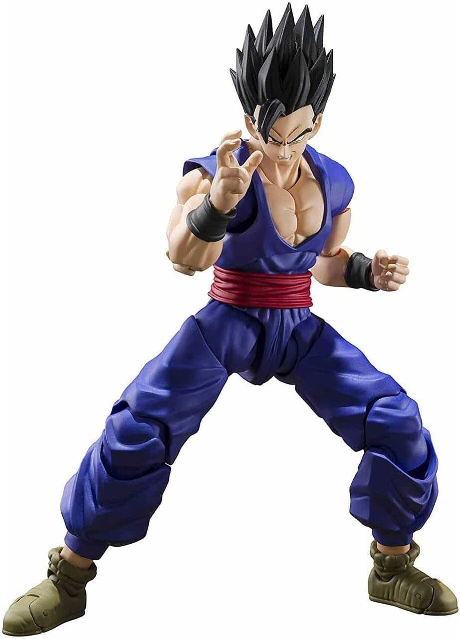 TAMASHII NATIONS Dragon Ball Super: Super Hero Ultimate Gohan S.H.Figuarts Action Figure by Bandai Spirits - Anime Collectible for Display & Play | Perfect for Fans, Gift Giving & Home Decor