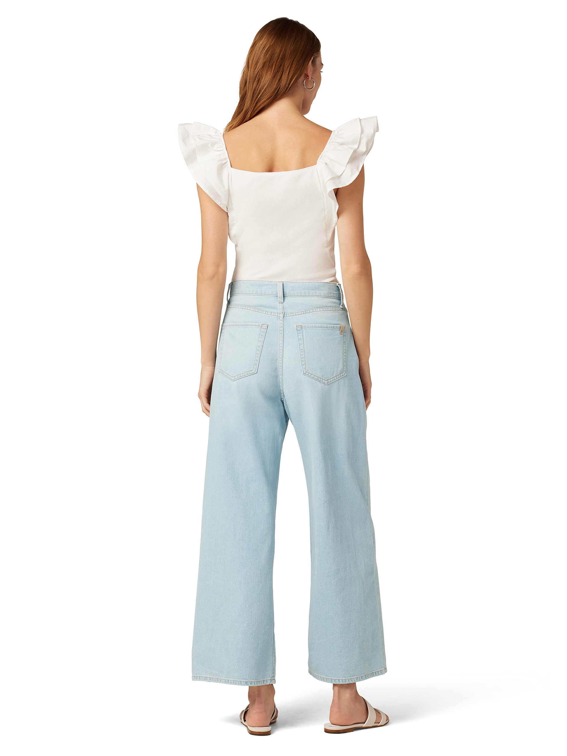 Joe's Women's Pleated Wide Leg Ankle Pants - Stylish Comfort for Work, Travel & Casual Outfits