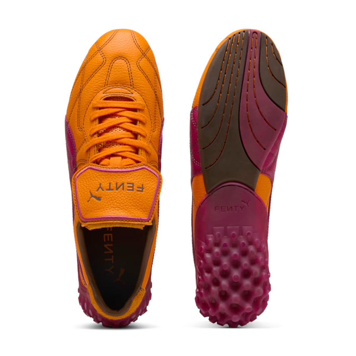 FENTY Avanti LS Stitched Sneakers in Pumpkin Pie Pinktastic - Women's Fashion Running Shoes for Casual Wear & Gym Workouts