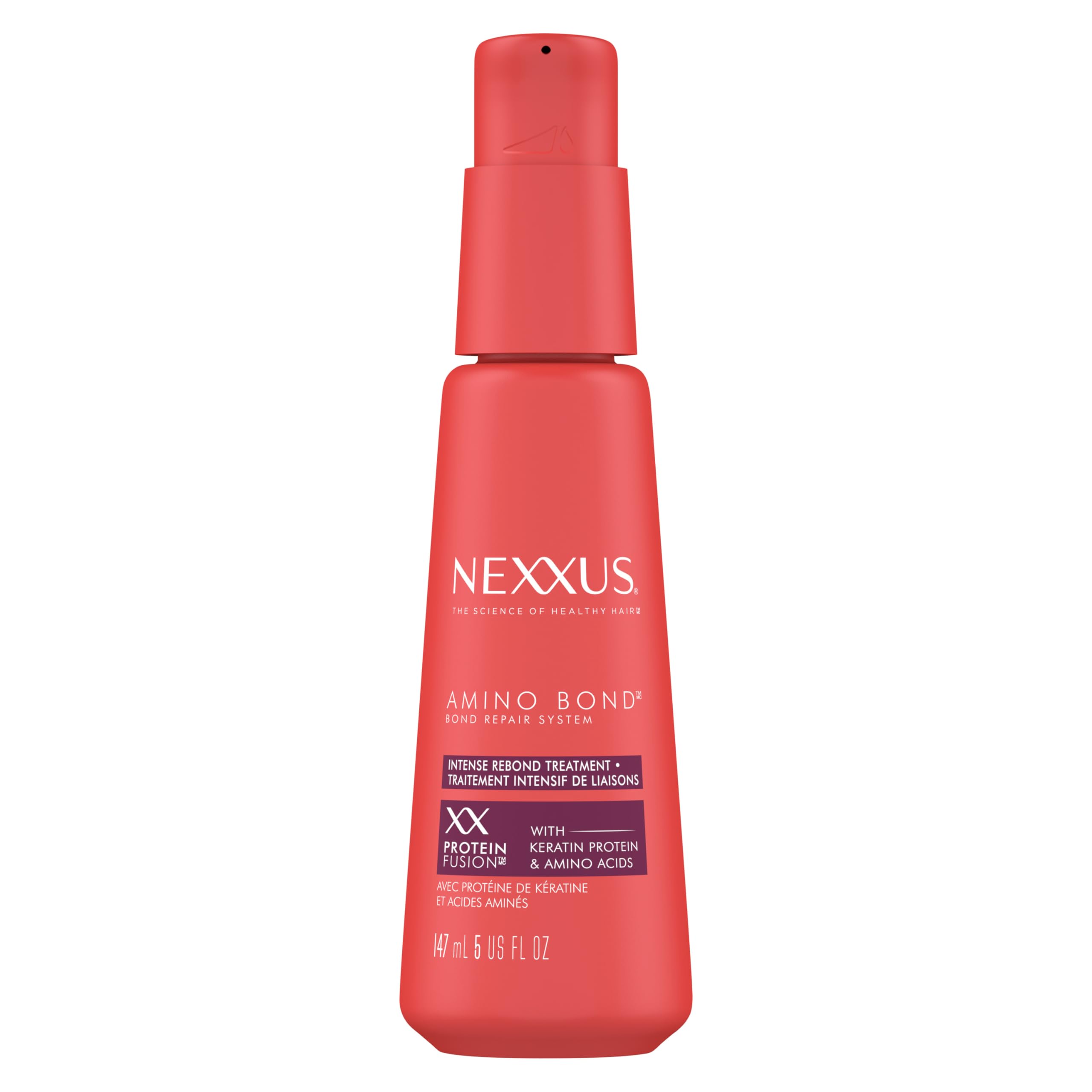 Nexxus Intense Bonding Hair Treatment with Amino Acids & Keratin Protein - Repairs Damage & Strengthens Hair (5 oz) - Perfect for Damaged, Color-Treated, or Chemically Processed Hair