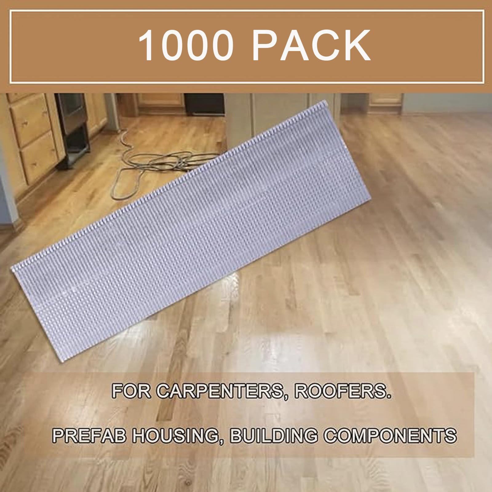 BHTOP 2 Inch 16 Gauge L-Cleat Flooring Nails (1000 Pack) - Premium Hardwood Floor Installation Nails for DIY Projects and Professional Use