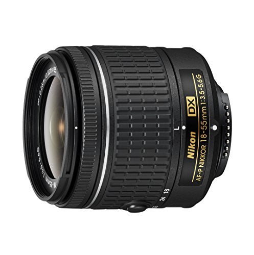 Nikon AF-P DX NIKKOR 18-55mm f/3.5-5.6G VR Lens for DSLR Cameras - Perfect for Travel, Portrait & Everyday Photography