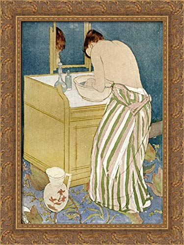Canvas Art in a Gold Ornate Wood Frame