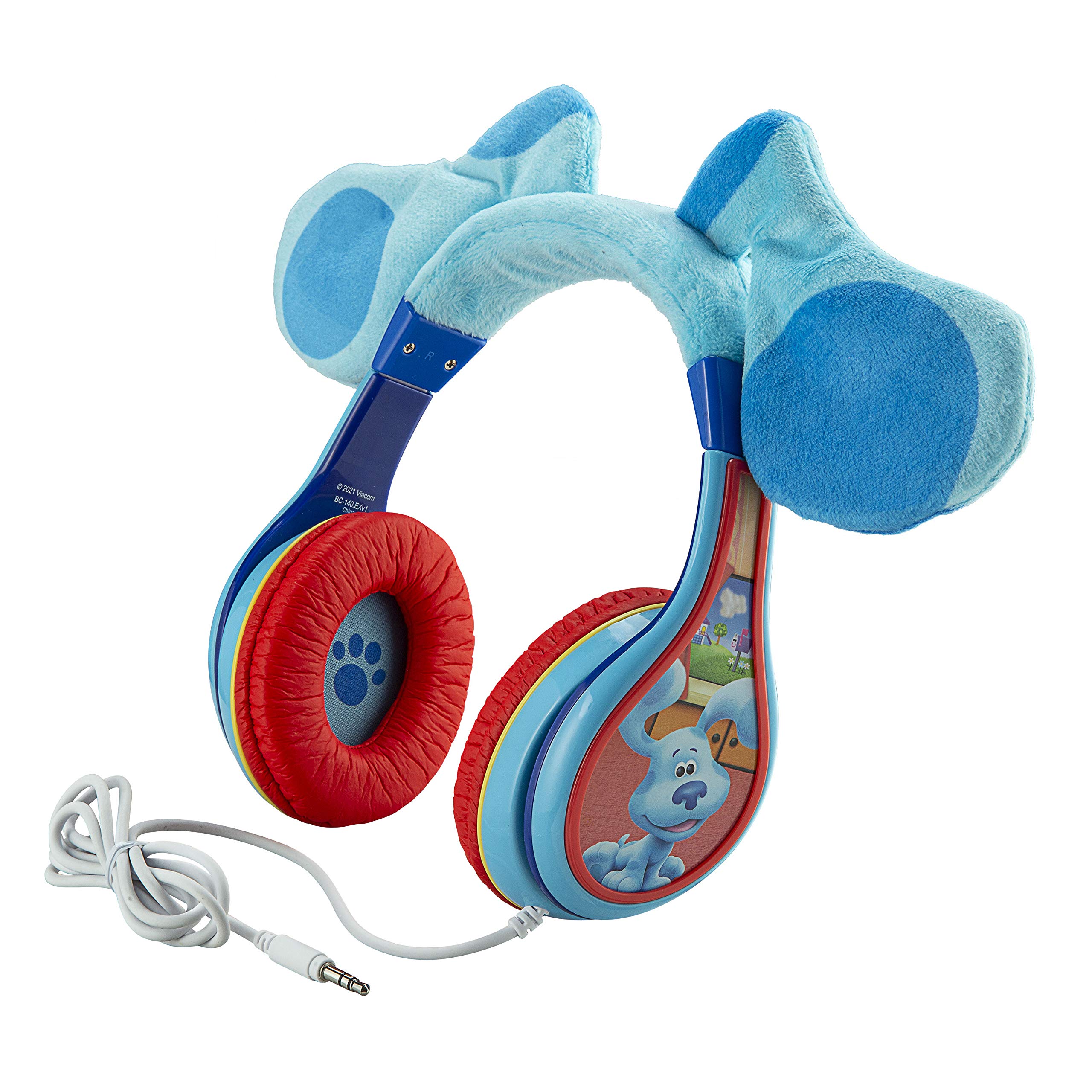 Blue’s Clues & You! Kids Headphones with Share Port - Volume Limited Safe Headphones for Children, Toddler Headphones for Learning, Travel & Screen Time