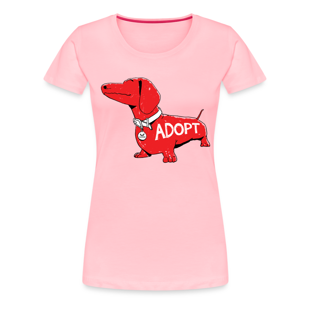 Premium Big Red Dog Contoured T-Shirt - Soft Cotton Comfort Fit for Men & Women - Perfect for Casual Wear, Gifts, and Dog Lovers
