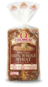 Oroweat 100% Whole Wheat Sliced Bread - 24oz Loaf (Pack of 2) | Healthy Whole Grain Sandwich Bread for Breakfast, Lunch & Snacks | Fresh Baked Bread for Sandwiches, Toast & French Toast