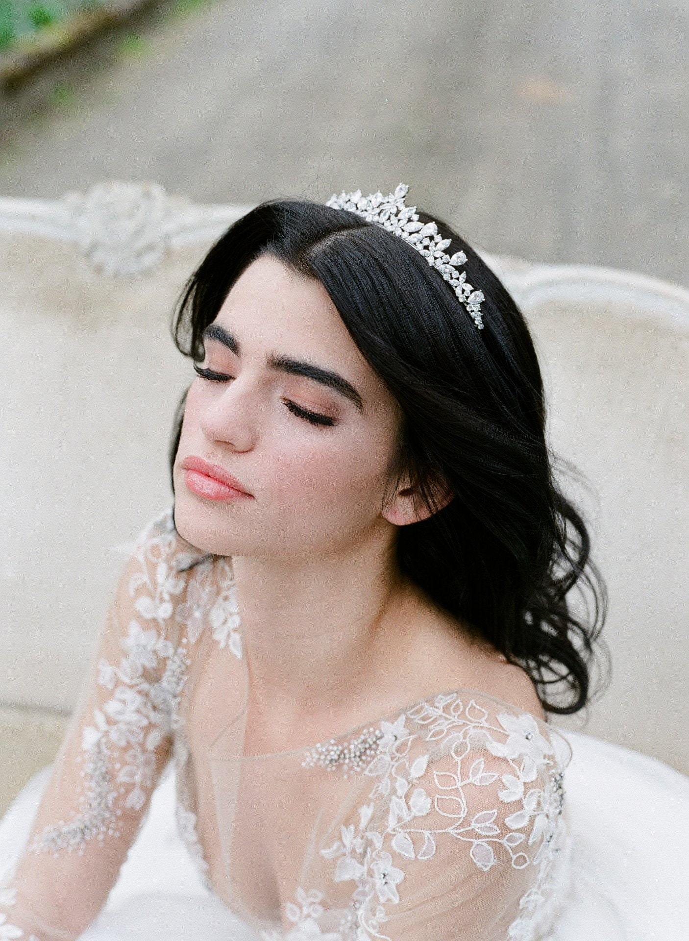 VERONA Bridal Tiara - Elegant Wedding Crown for Bride, Bridesmaids & Flower Girls | Perfect for Weddings, Prom, Pageants & Special Occasions