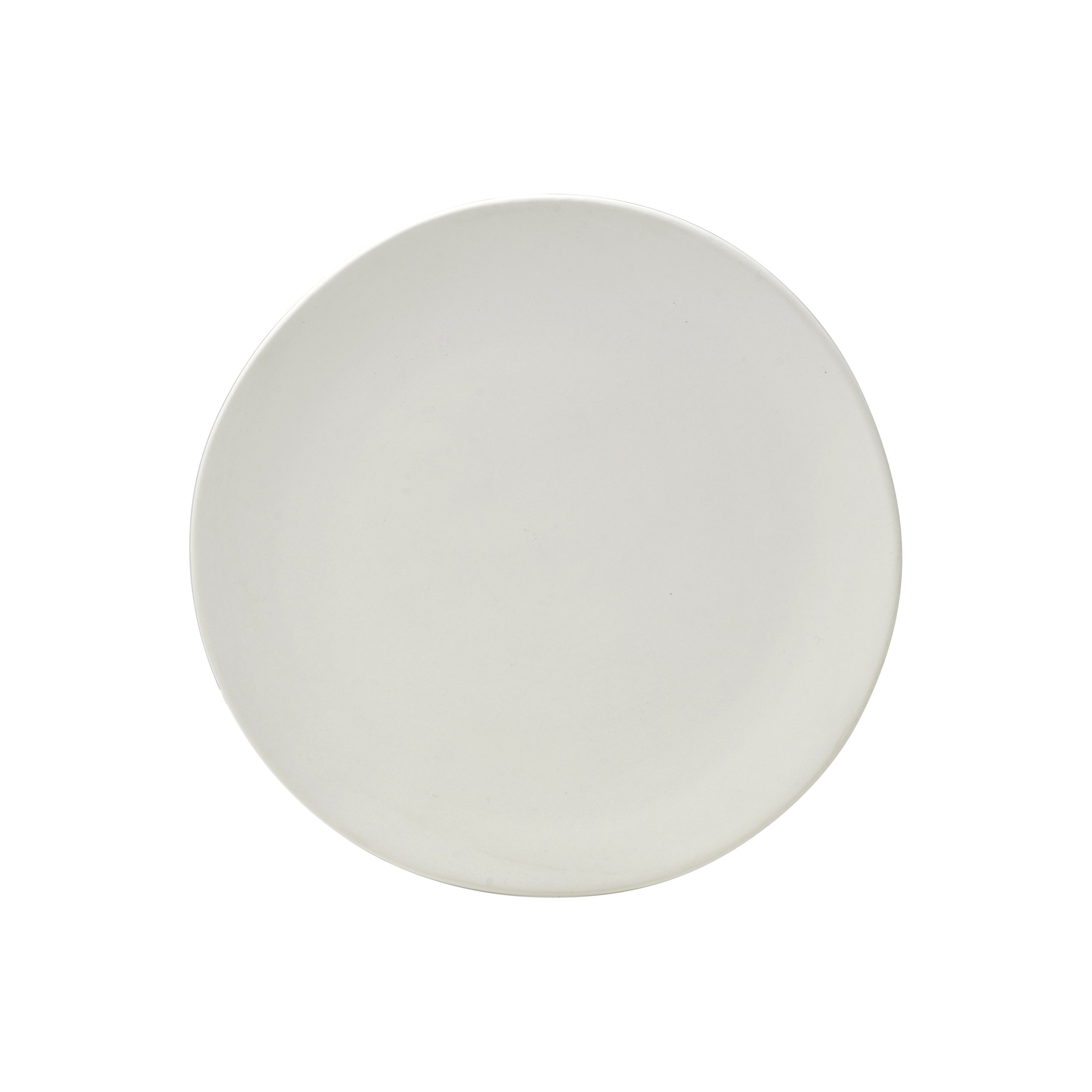 6.25 Inch Matte Wave Bread and Butter Plates - Set of 6 White Ceramic Appetizer Dishes for Dinner Parties, Desserts & Everyday Use