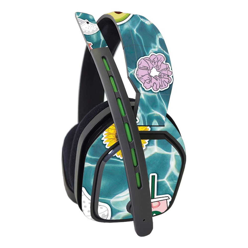 MightySkins Vinyl Decal Wrap Cover for Astro A10 Headset - VSCO Girl Design | Protective & Durable Skin | Easy to Apply & Remove | Made in USA | Perfect for Gaming, Streaming & Personalization