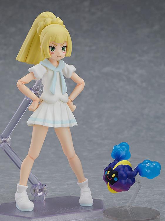 Figma #392 Lively Lillie Pokemon Action Figure - Collectible Anime Character Model for Display & Gifts | Perfect for Anime Fans, Pokemon Collectors & Home Decor