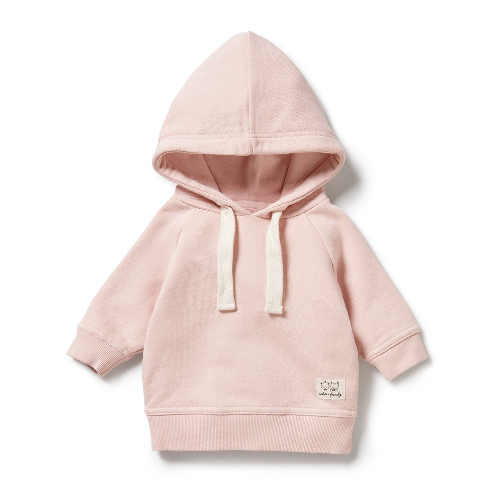 Organic Cotton Rose Terry Hooded Sweatshirt for Women - Soft & Cozy Pullover Hoodie for Casual Wear, Lounge, Yoga & Travel