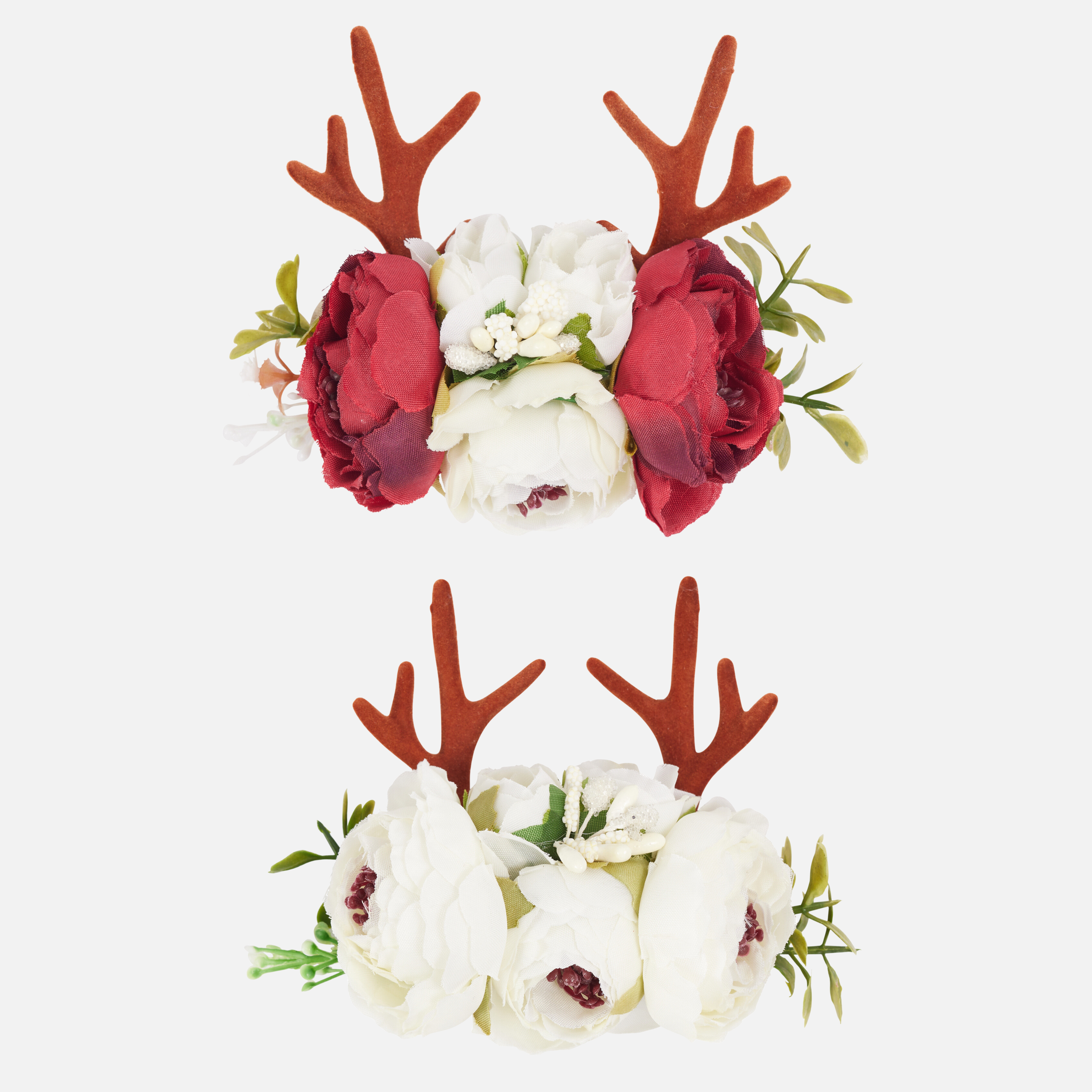 Festive Reindeer Antler Headband for Christmas - Perfect for Holiday Parties, Costumes & Family Photos