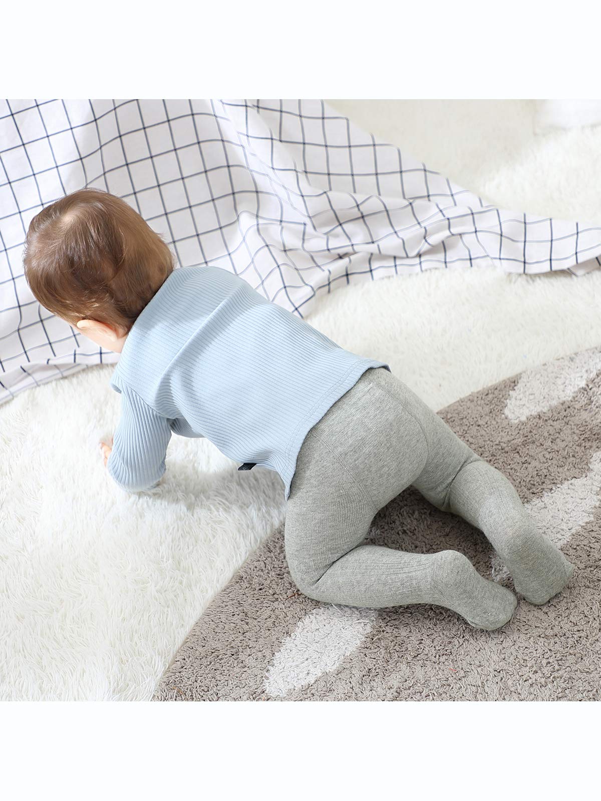 Century Star Baby Tights for Girls - Soft Cable Knit Toddler Leggings & Infant Stockings (Newborn-24M) | Perfect for Playtime, Daycare & Family Photos