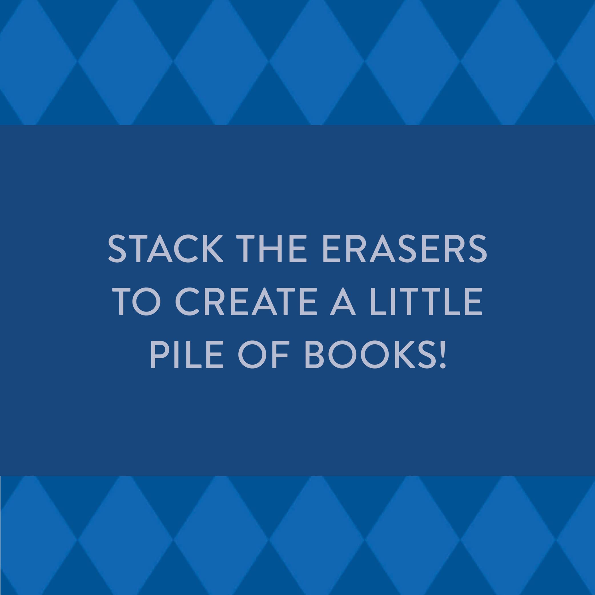 Bibliophile Erasers by Chronicle Books - Fun Book-Themed Pencil Erasers for Book Lovers, Writers & Students - Perfect for School, Office & Gifts