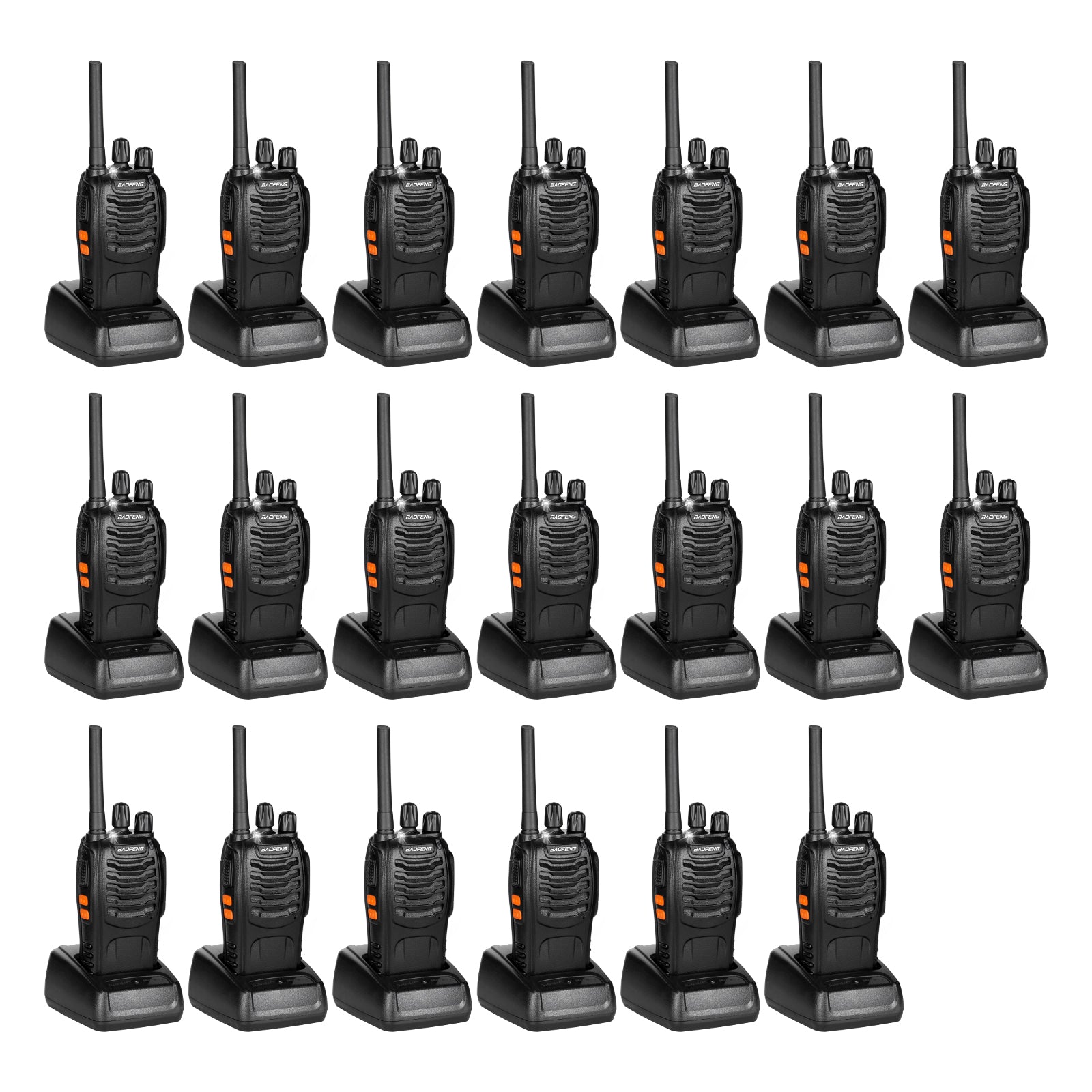 TD V2 2W FRS Two-Way Radios - License Free Walkie Talkies (10 Pack, 20 Pack, 30 Pack) for Outdoor Adventures, Camping, Hiking & Emergency Communication