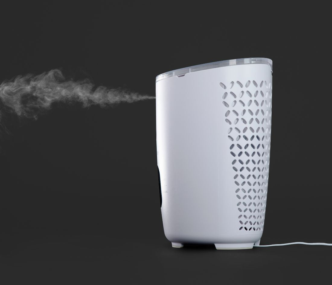 BreatheEZ™ Cool Mist Humidifier for Home - Quiet Ultrasonic Humidifier for Bedroom, Nursery & Office - Relieves Dry Air, Allergies & Congestion - Perfect for Winter & Allergy Season