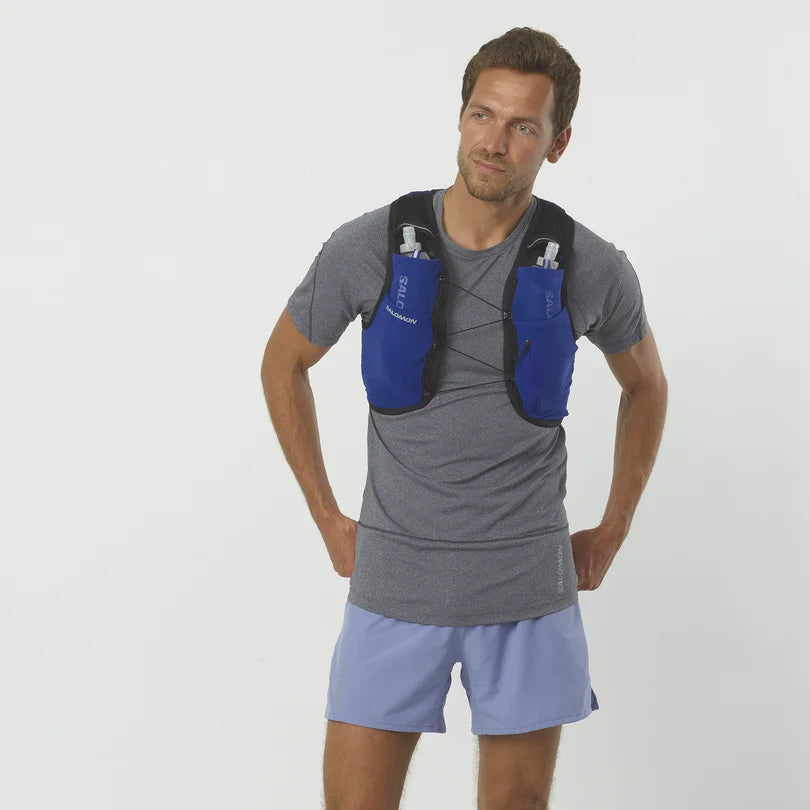 Active Skin 4 Running Hydration Vest with Water Flasks - Lightweight Breathable Unisex Trail Running Gear for Marathon, Hiking & Outdoor Sports