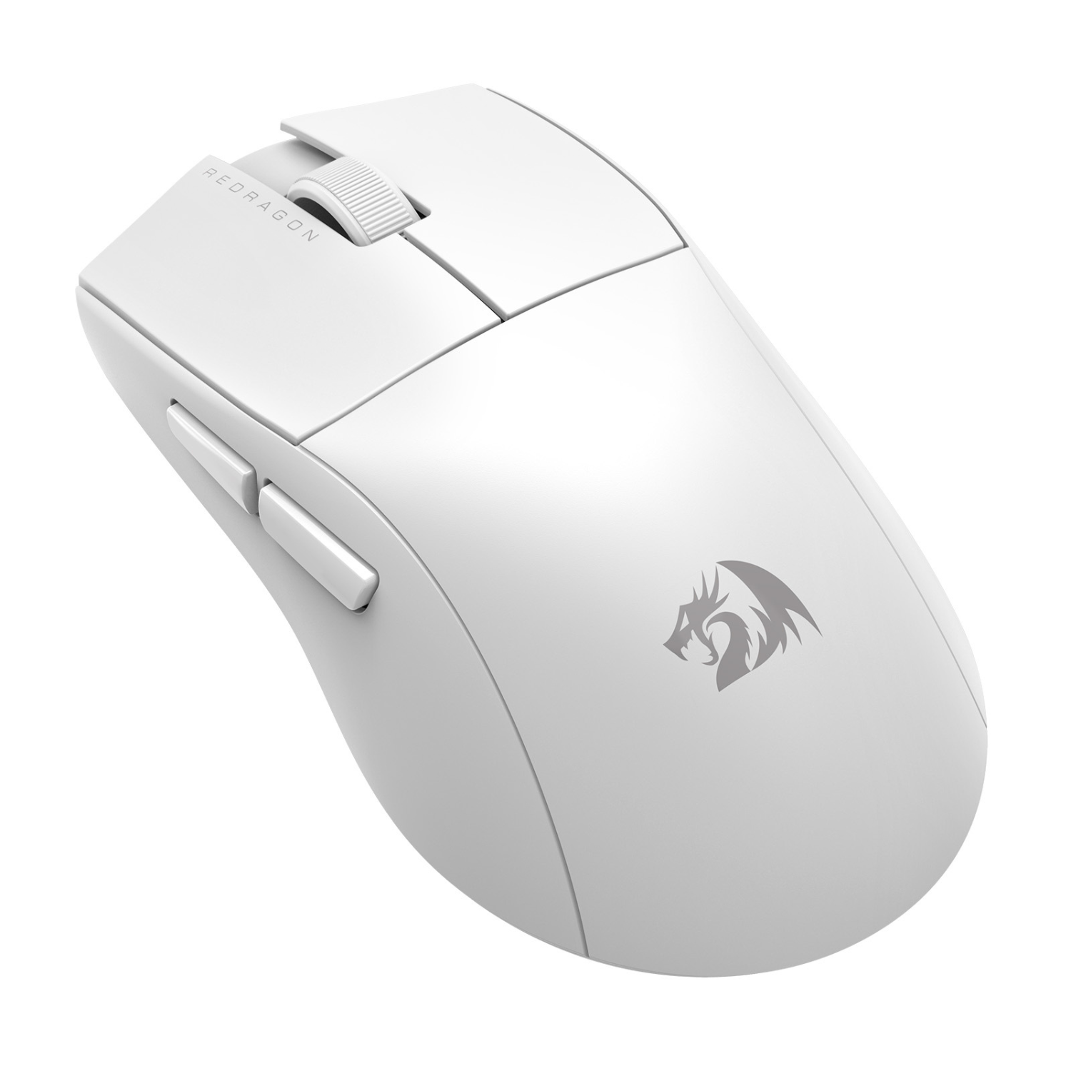Redragon King Pro M916 Gaming Mouse - 1000Hz Polling Rate, White - Perfect for FPS, MOBA & PC Gaming