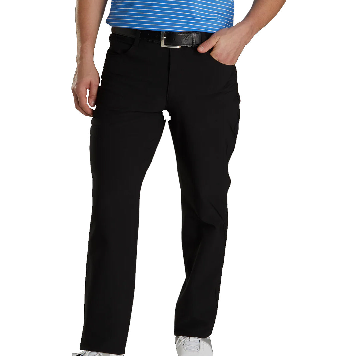 FootJoy Men's 5-Pocket Golf Pants - Lightweight Stretch Comfort for Walking Course & Casual Wear | Perfect for Golf, Office & Outdoor Activities