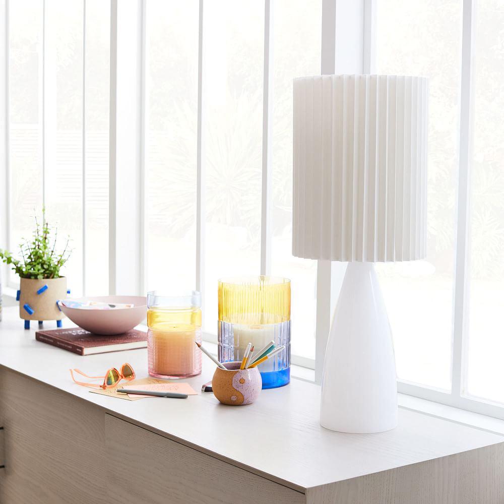 Delilah Table Lamp - Modern LED Desk Lamp with Adjustable Brightness for Home Office, Bedroom & Study Room - Perfect for Reading, Working & Relaxing