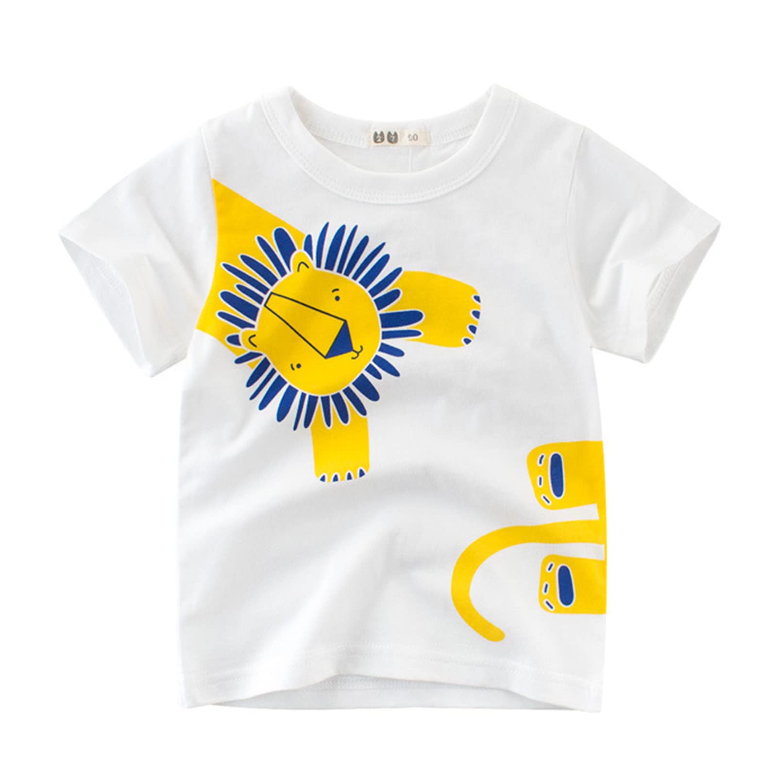 Boys Short Sleeve T-Shirts - Novelty Graphic Tees for Kids & Teens | High Performance Athletic Shirts for Active Youth | White Cotton Tops for Sports, School & Everyday Wear