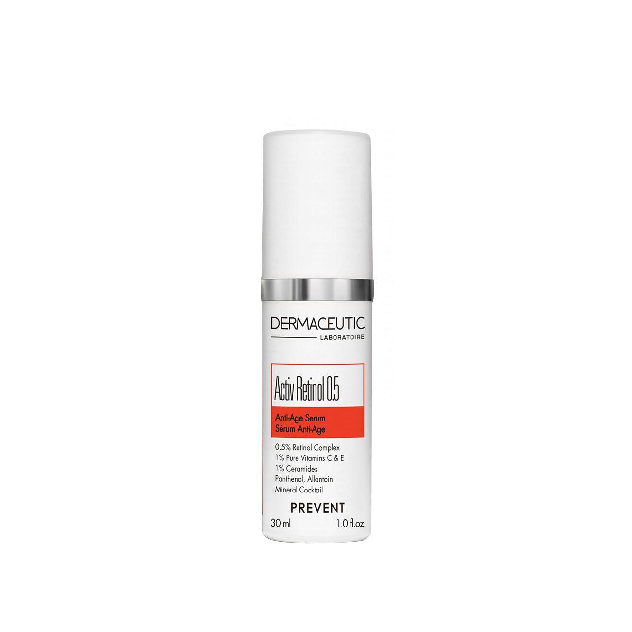 Activ Retinol 0.5% Age Defense Serum - Anti-Aging Face Serum for Wrinkles & Fine Lines - Night Repair Treatment for Youthful Skin