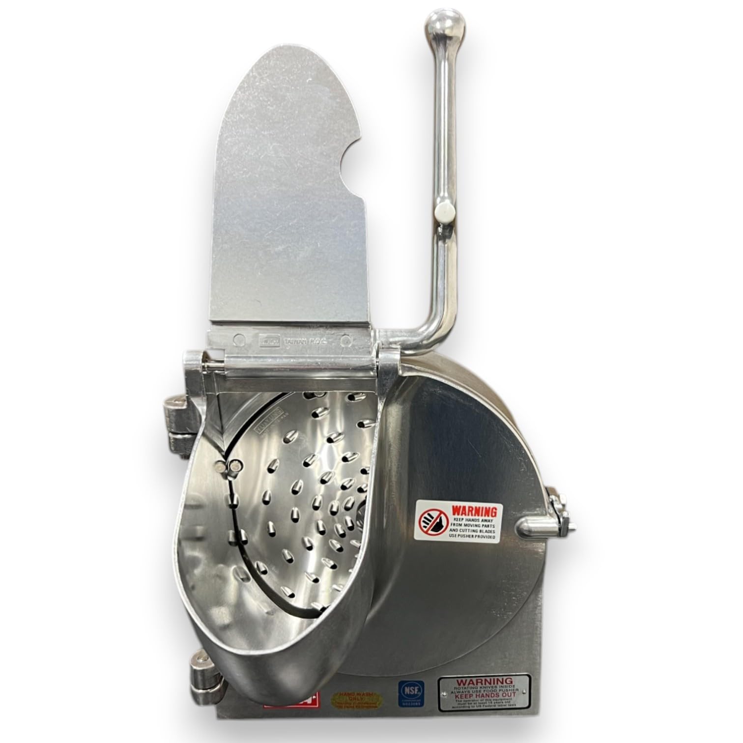 Alfa GS-12 Commercial Mixer Grater Shredder Attachment - Complete Set Compatible with Standard #12 Meat Grinder Hubs | Perfect for Cheese, Vegetables & Food Prep in Restaurants & Kitchens
