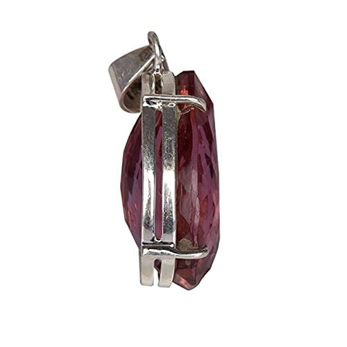 GEMHUB 90.00 Ct Alexandrite Color Changing Necklace - Pear Shape Pendant DO-734 | Elegant Fine Jewelry for Women, Perfect Gift for Anniversary, Birthday & Special Occasions