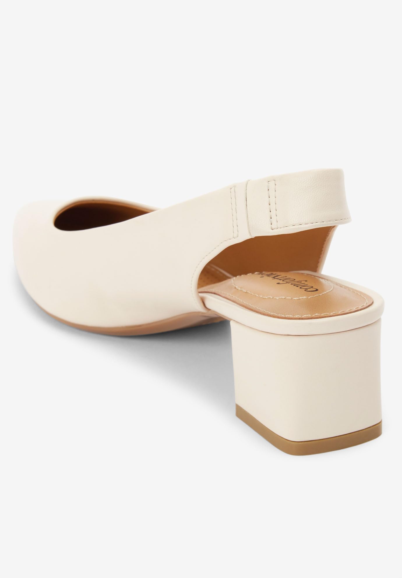 Comfortview Women's Wide Width MEA Slingback Shoes - Comfortable & Stylish Heels for Work, Party & Special Occasions