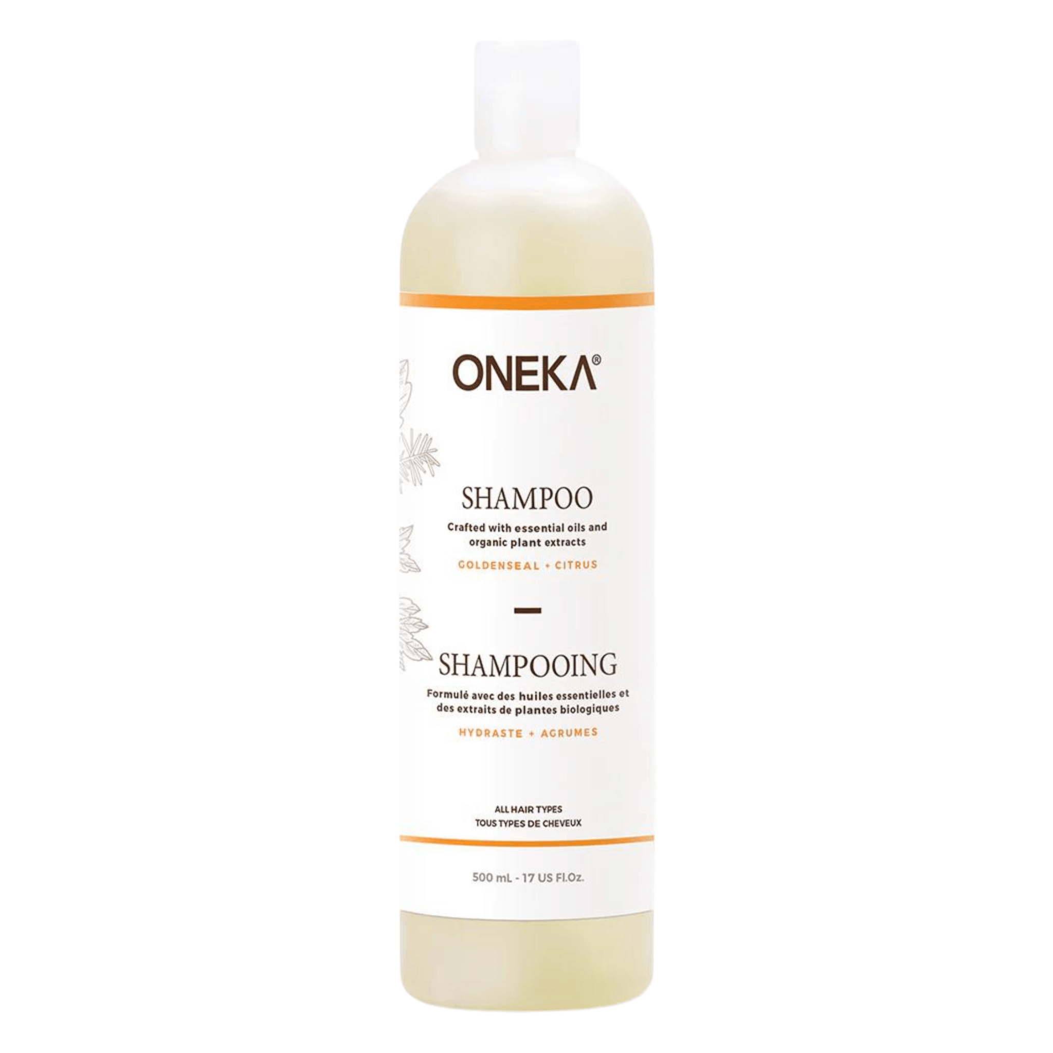 Goldenseal & Citrus Shampoo for Healthy Hair - Natural Herbal Clarifying Shampoo for Dandruff & Scalp Care - Perfect for Daily Use & Color-Treated Hair