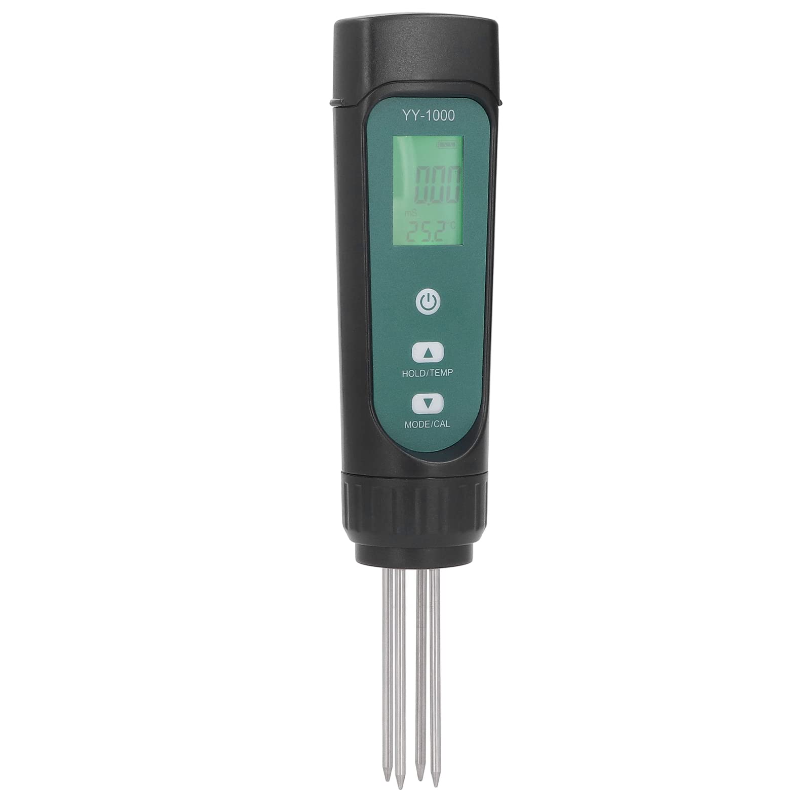 High Accuracy Digital Soil Moisture Meter - Detachable Probe, Backlight Display, Rust Resistant Portable Soil Tester for Indoor/Outdoor Plants, Farming & Gardening