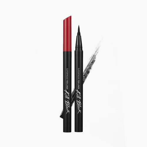 CLIO Superproof Pen Liner 0.55ml - Waterproof & Long-Lasting Eyeliner for Precise Winged Looks | Perfect for Daily Makeup & Special Occasions