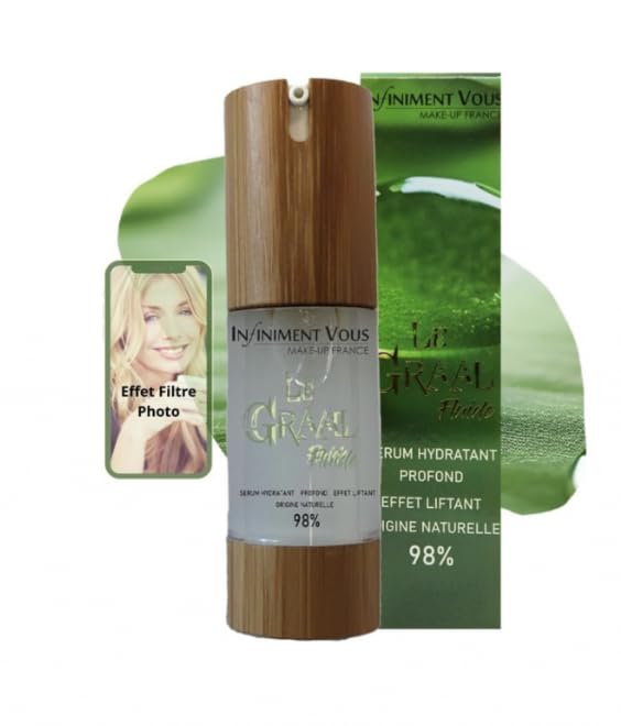 Infiniment Vous Hydrating Face Serum with Hyaluronic Acid - Moisturizing Skincare for Dry Skin, Anti-Aging Facial Treatment, Made in France | Perfect for Daily Hydration & Nighttime Routine