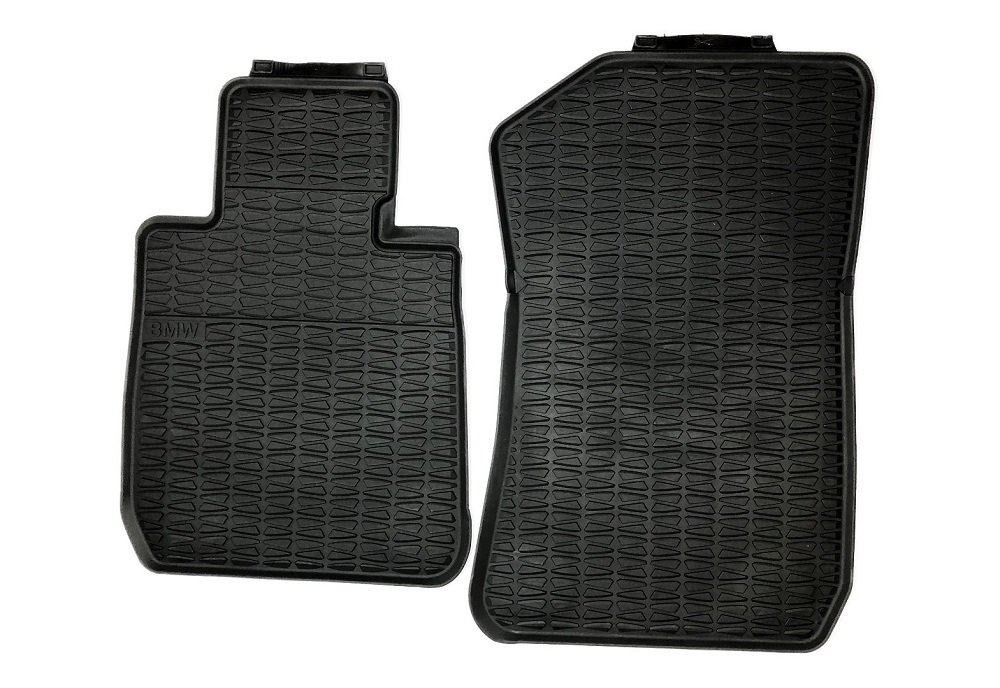 BMW 51472336797 All-Weather Floor Mats for E84 X1 (Set of 2 Front Mats) - Durable Car Floor Liners for BMW X1, Perfect for Winter, Rain & Mud Protection - Ideal for Daily Commute, Road Trips & Off-Road Adventures